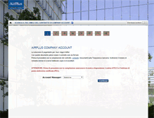 Tablet Screenshot of company.airplusitaly.com